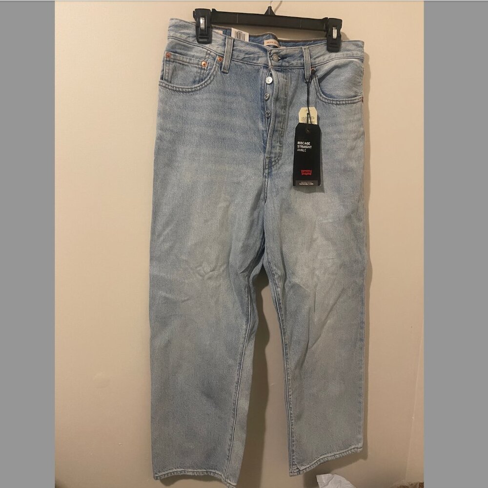Levi Ribcage Straight Ankle Denim